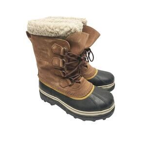 Sorel Brown and Black Ankle Boots